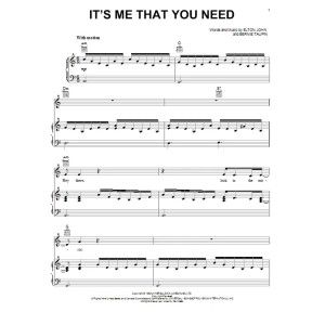 It's Me That You Need