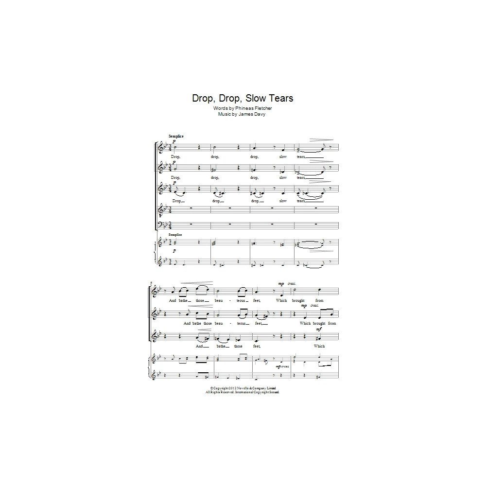 Drop, Drop Slow Tears
