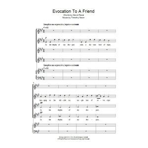 Evocation To A Friend