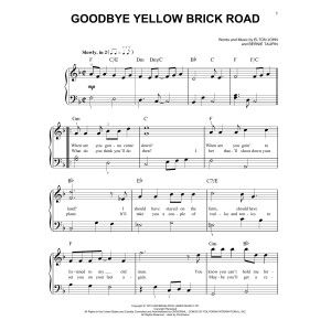Goodbye Yellow Brick Road