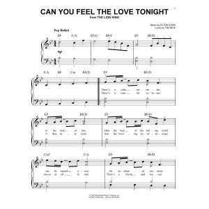 Can You Feel The Love Tonight (from The Lion King)