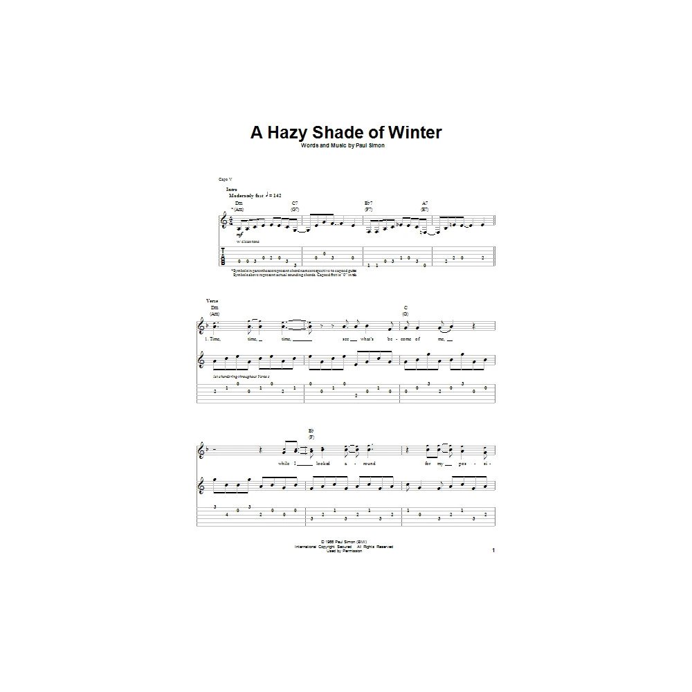 A Hazy Shade Of Winter