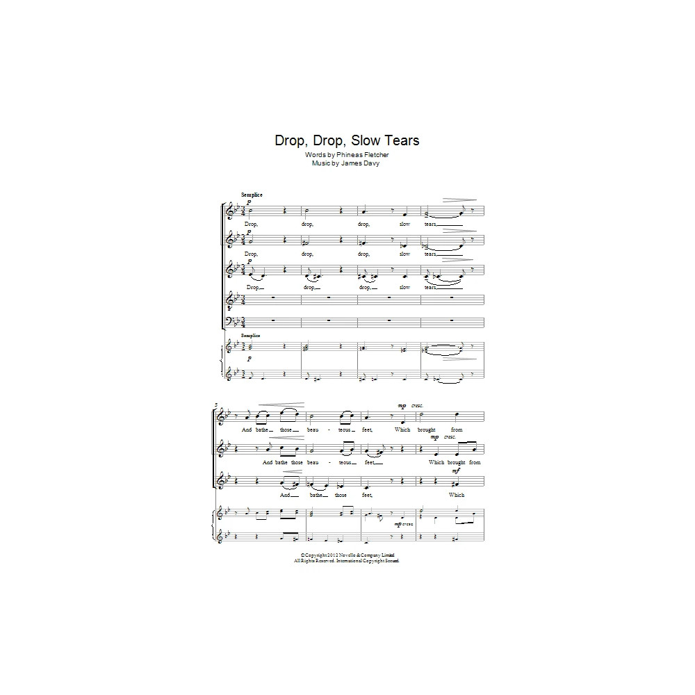 Drop, Drop Slow Tears