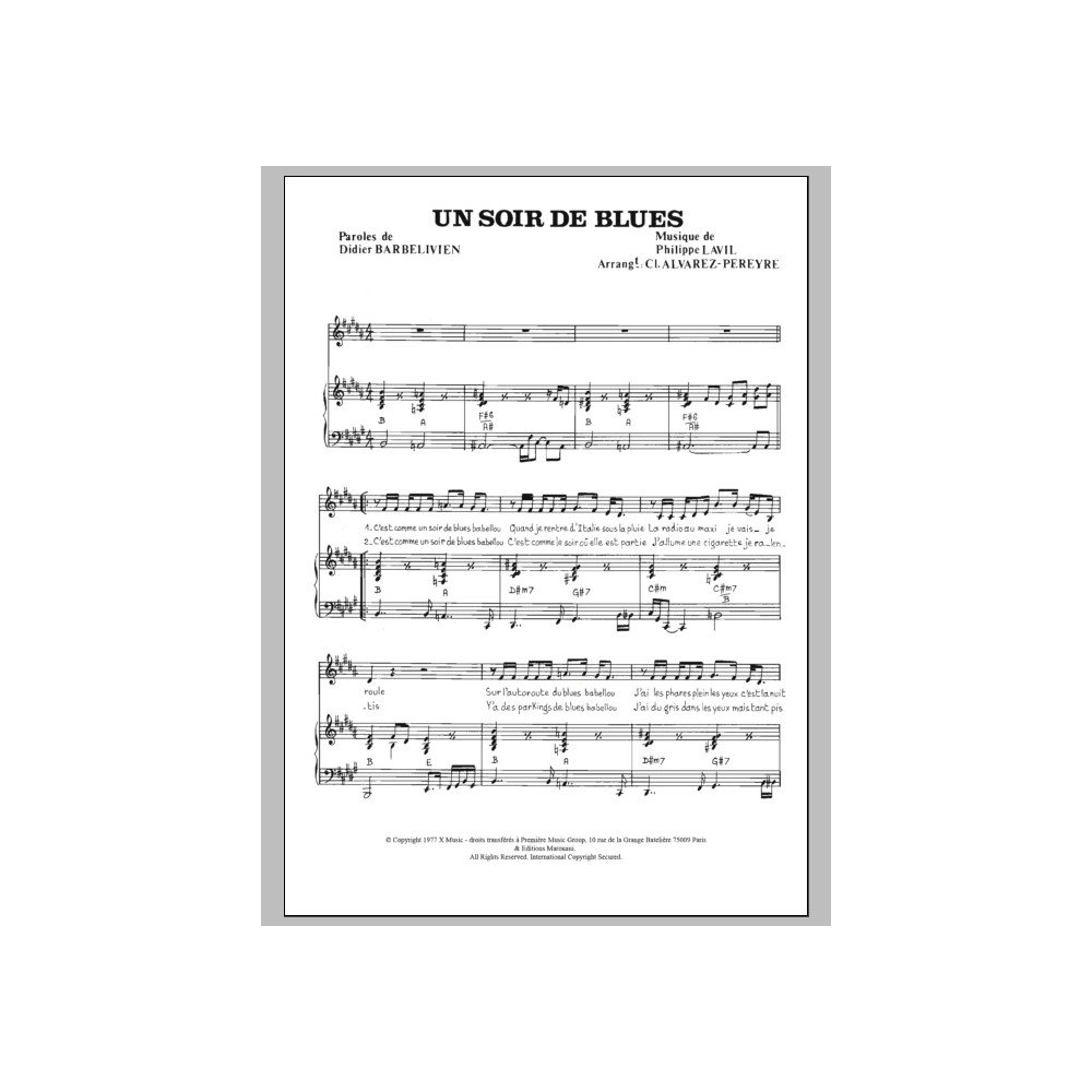 Un Soir De Blues