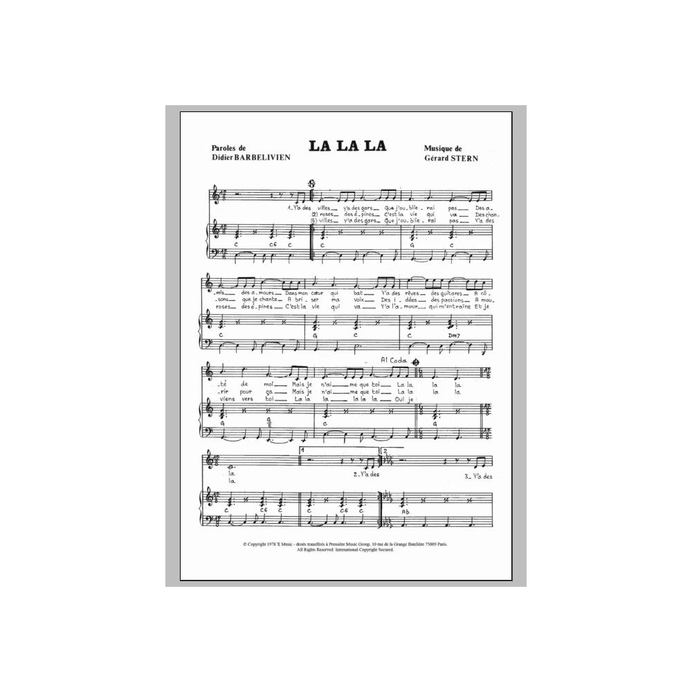 La La La