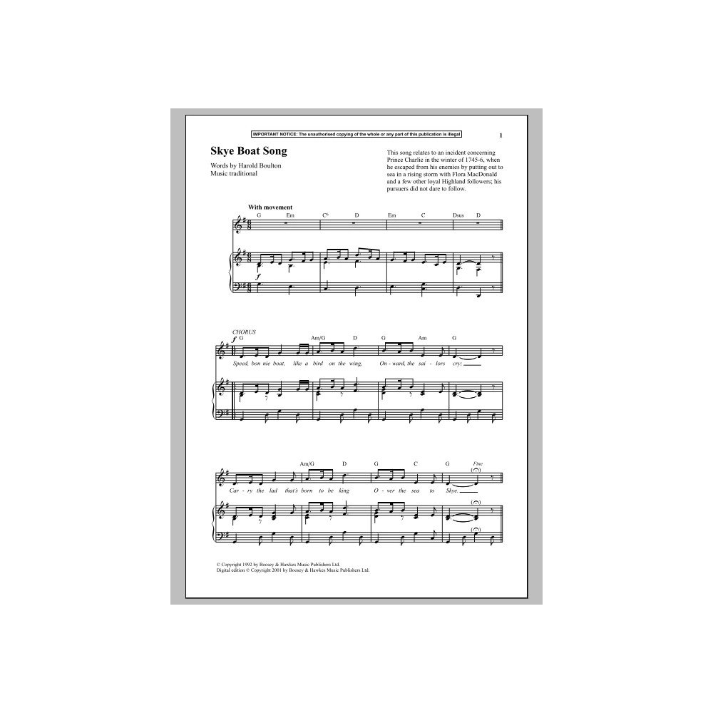 Skye Boat Song