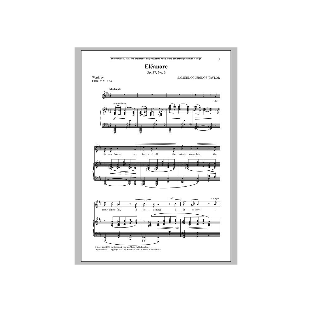 Eleanore, Op. 37, No. 6