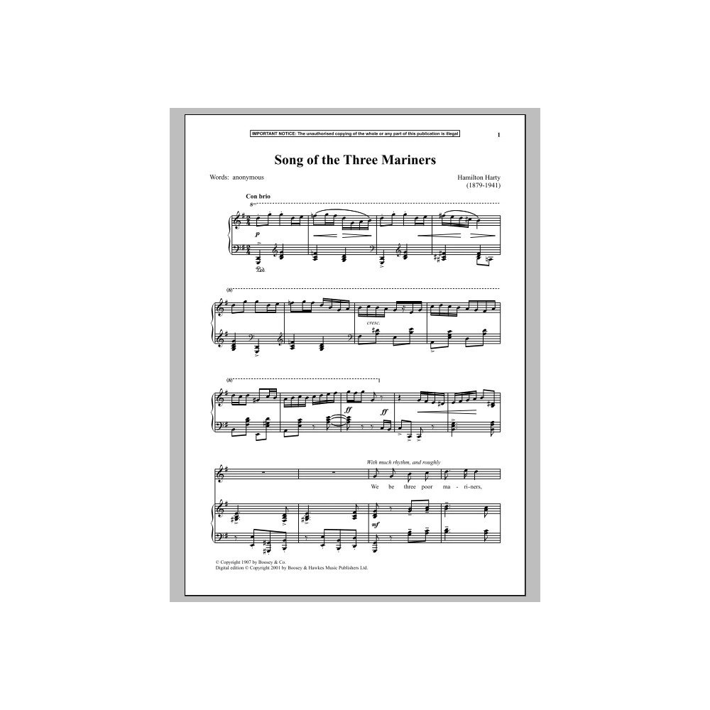 Song Of The Three Mariners