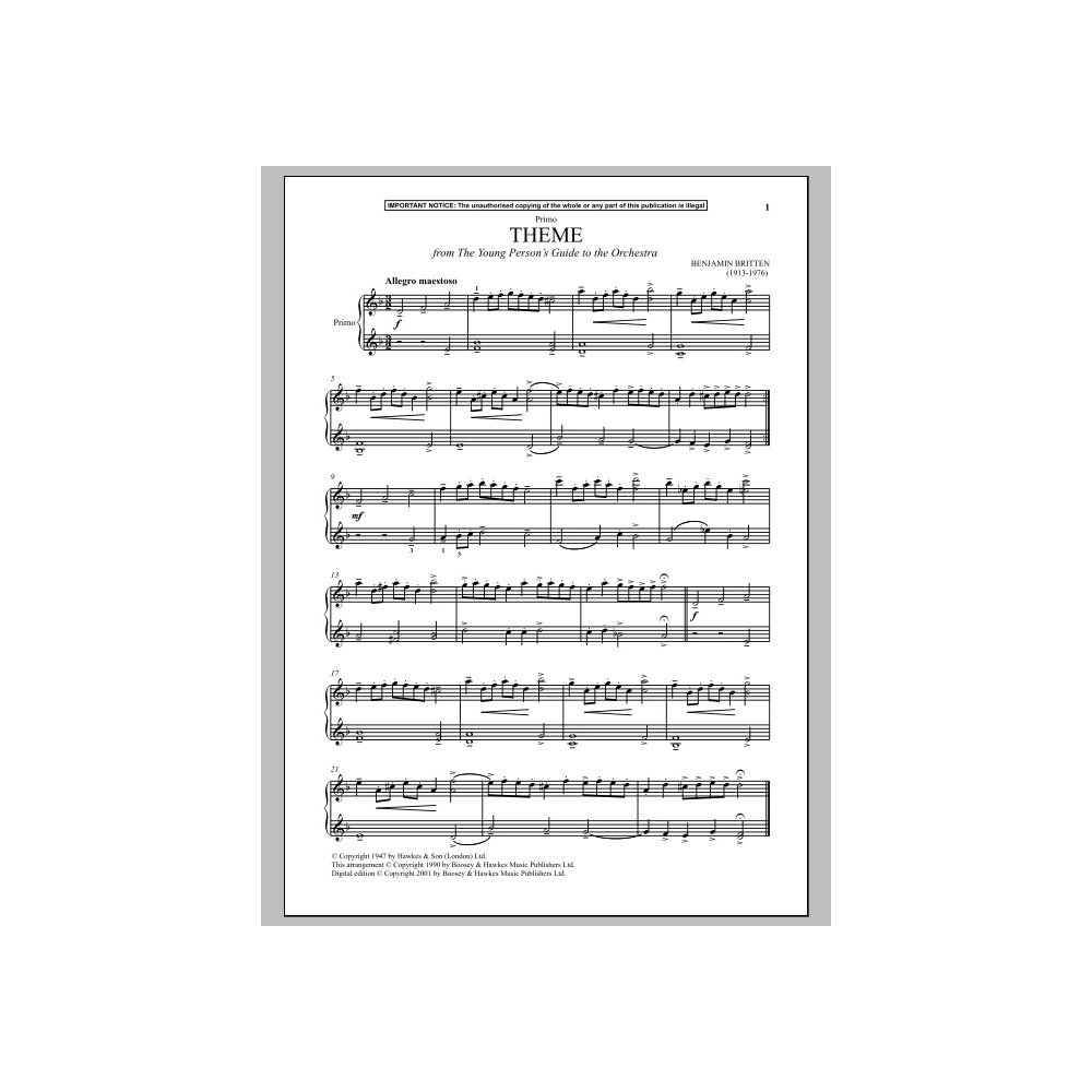 Theme (from The Young Person's Guide To The Orchestra)