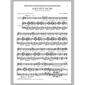 Have Pity On Me (from Four Greek Folk Songs)