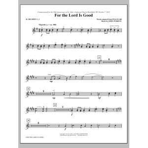 For The Lord Is Good - Bb Trumpet 1,2