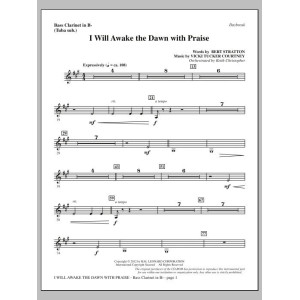 I Will Awake The Dawn With Praise - Bass Clarinet (sub. Tuba)