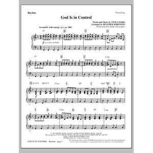 God Is In Control (arr. Heather Sorenson) - Rhythm