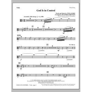 God Is In Control (arr. Heather Sorenson) - Viola
