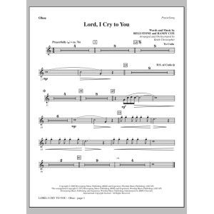 Lord, I Cry To You - Oboe
