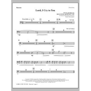 Lord, I Cry To You - Bassoon