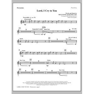 Lord, I Cry To You - Percussion