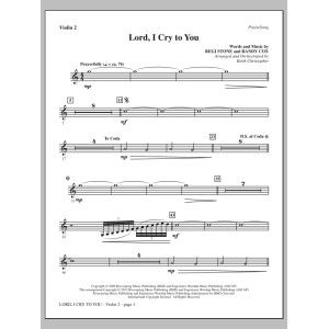 Lord, I Cry To You - Violine 2