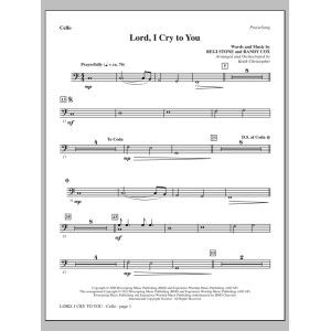 Lord, I Cry To You - Cello