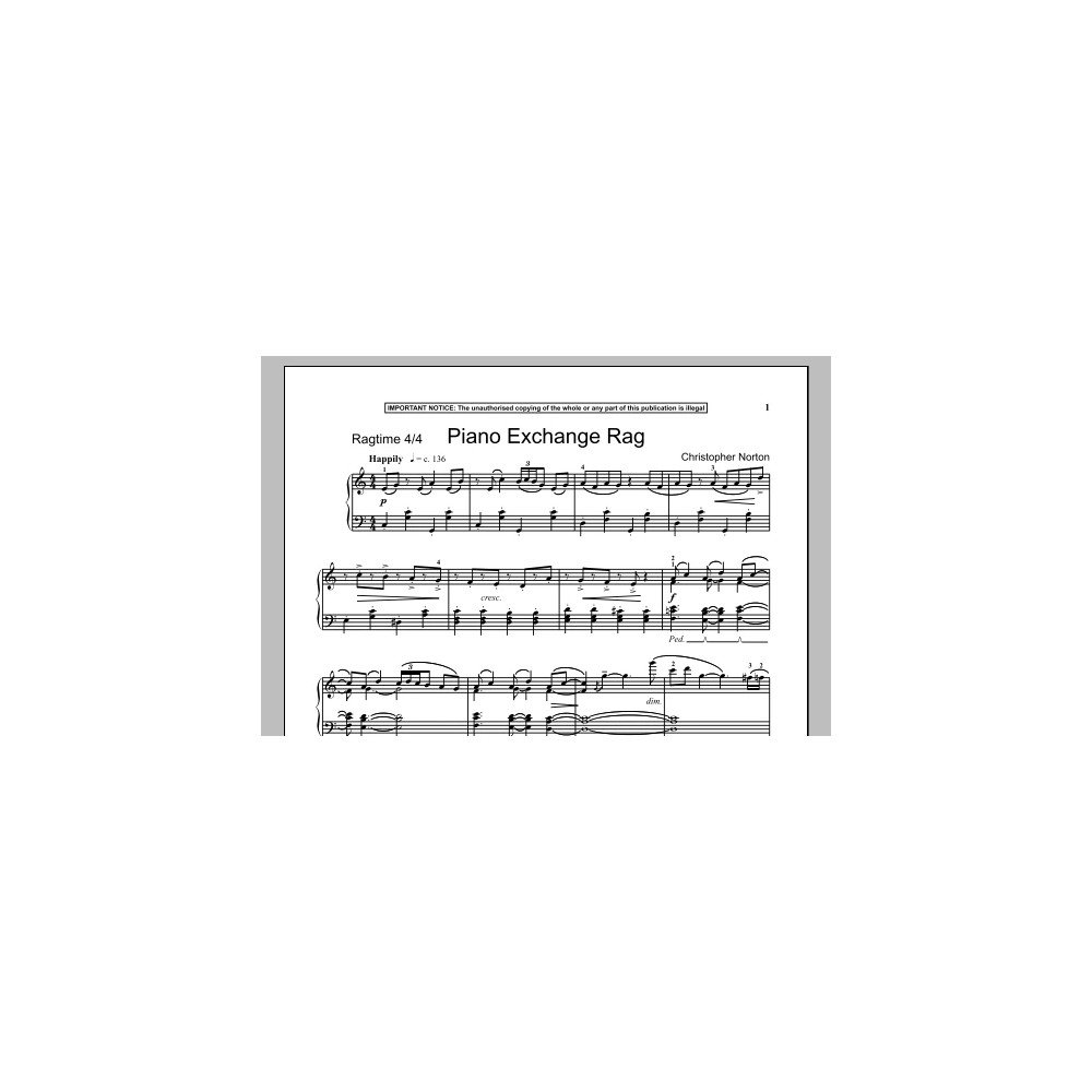 Piano Exchange Rag