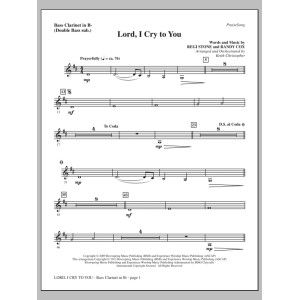 Lord, I Cry To You - Bass Clarinet (sub. dbl bass)