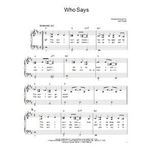 Who Says