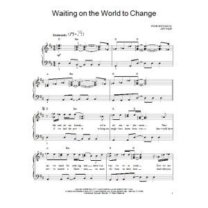 Waiting On The World To Change