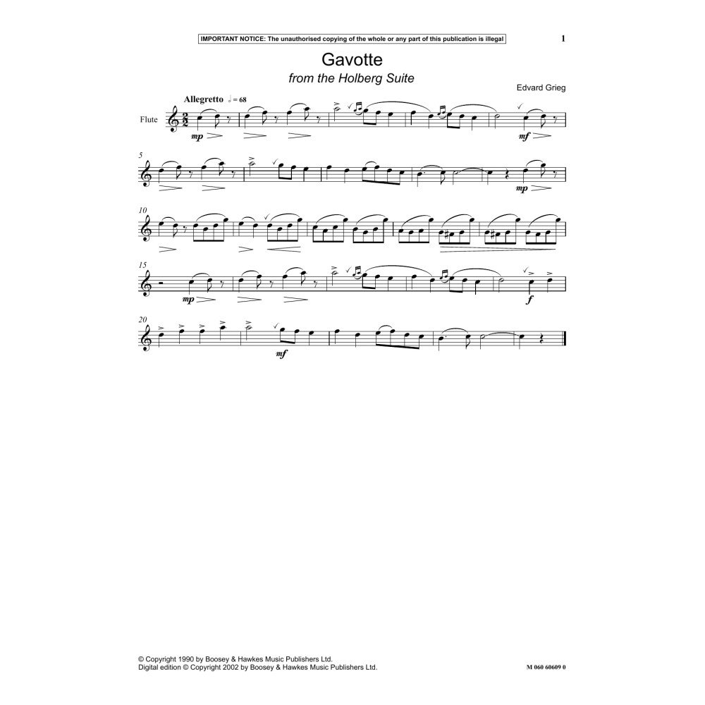 Gavotte (from The Holberg Suite)