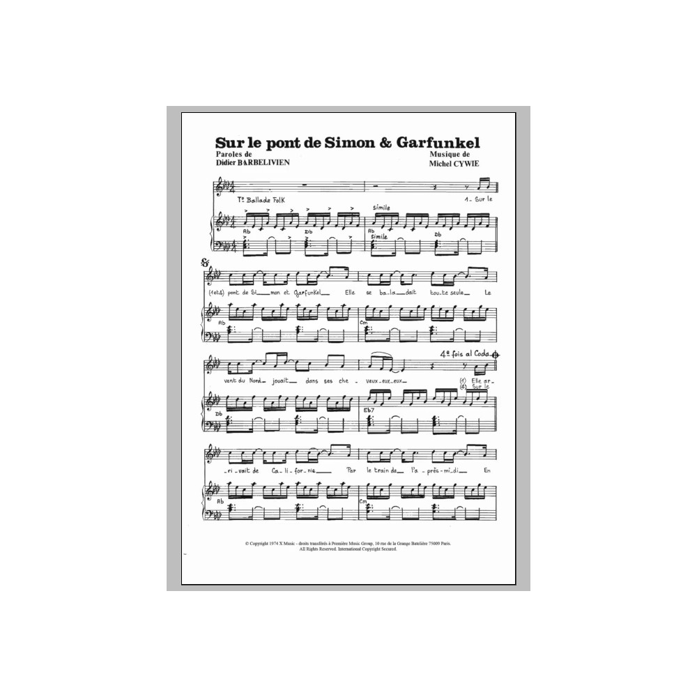 Sur Le Pont De Simon Et Garfunkel