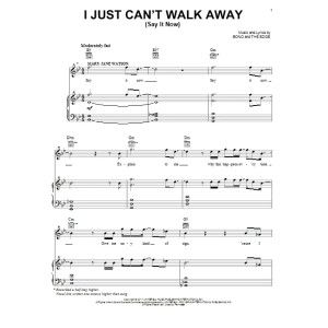 I Just Can't Walk Away (Say It Now)