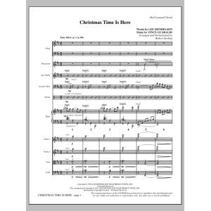 Christmas Time Is Here - Full Score