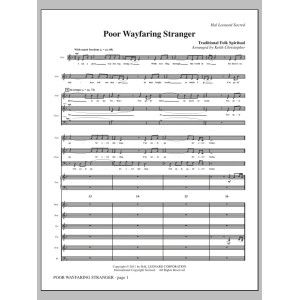 Poor Wayfaring Stranger - Full Score