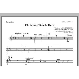 Christmas Time Is Here - Percussion