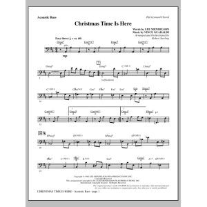 Christmas Time Is Here - Acoustic Bass