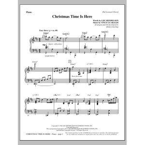 Christmas Time Is Here - Piano
