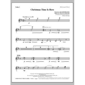Christmas Time Is Here - Violin 2