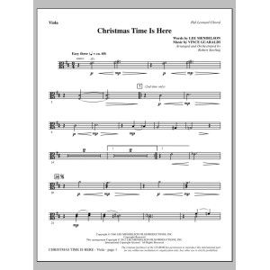 Christmas Time Is Here - Viola