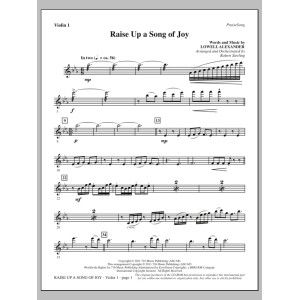 Raise Up A Song Of Joy - Violin 1