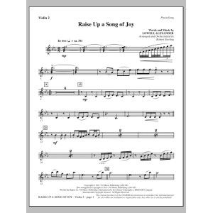 Raise Up A Song Of Joy - Violin 2