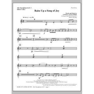 Raise Up A Song Of Joy - Alto Sax 3 (sub. Horn 3)