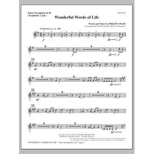 Wonderful Words of Life - Tenor Sax (sub. Tbn 2)