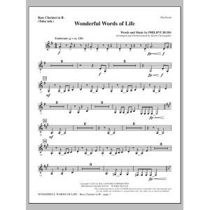 Wonderful Words of Life - Bass Clarinet (sub. Tuba)