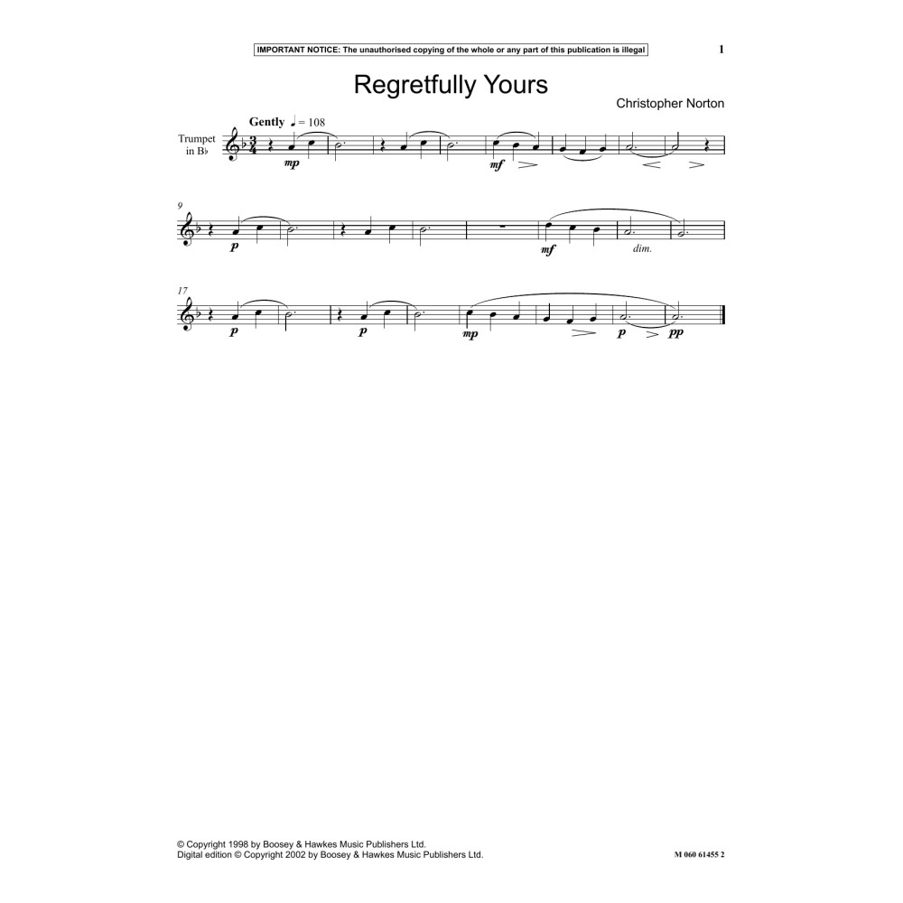 Regretfully Yours