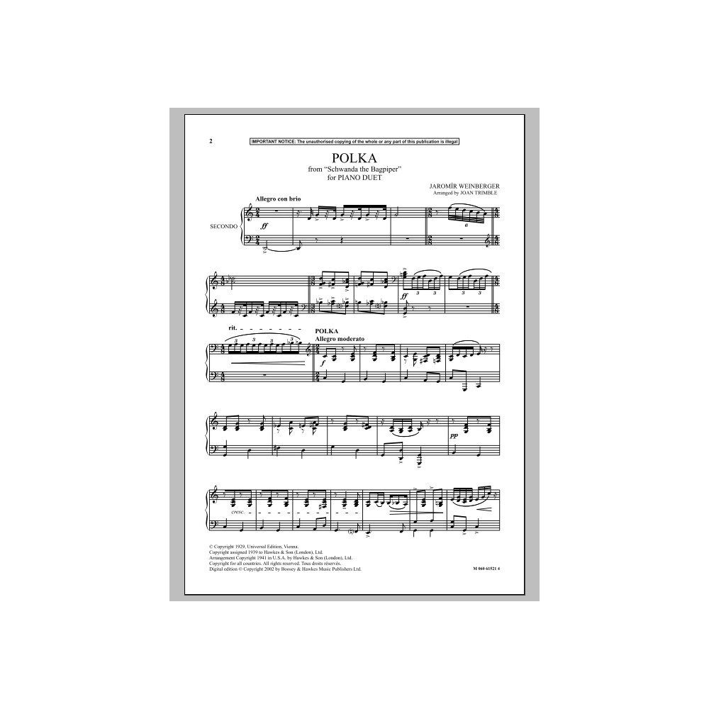 Polka (from Schwanda The Bagpiper)