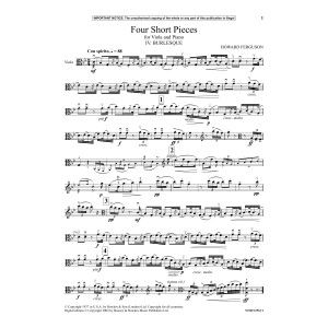 IV. Burlesque (from Four Short Pieces)