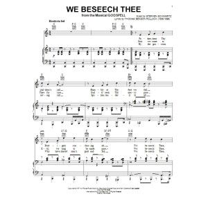 We Beseech Thee