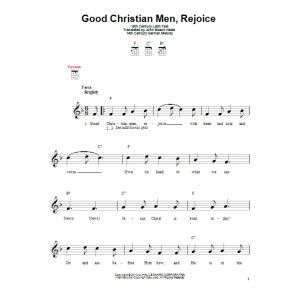 Good Christian Men, Rejoice
