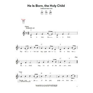He Is Born, The Holy Child (Il Est Ne, Le Divin Enfant)