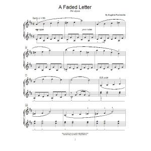 A Faded Letter