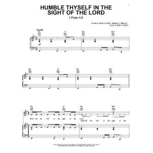 Humble Thyself In The Sight Of The Lord